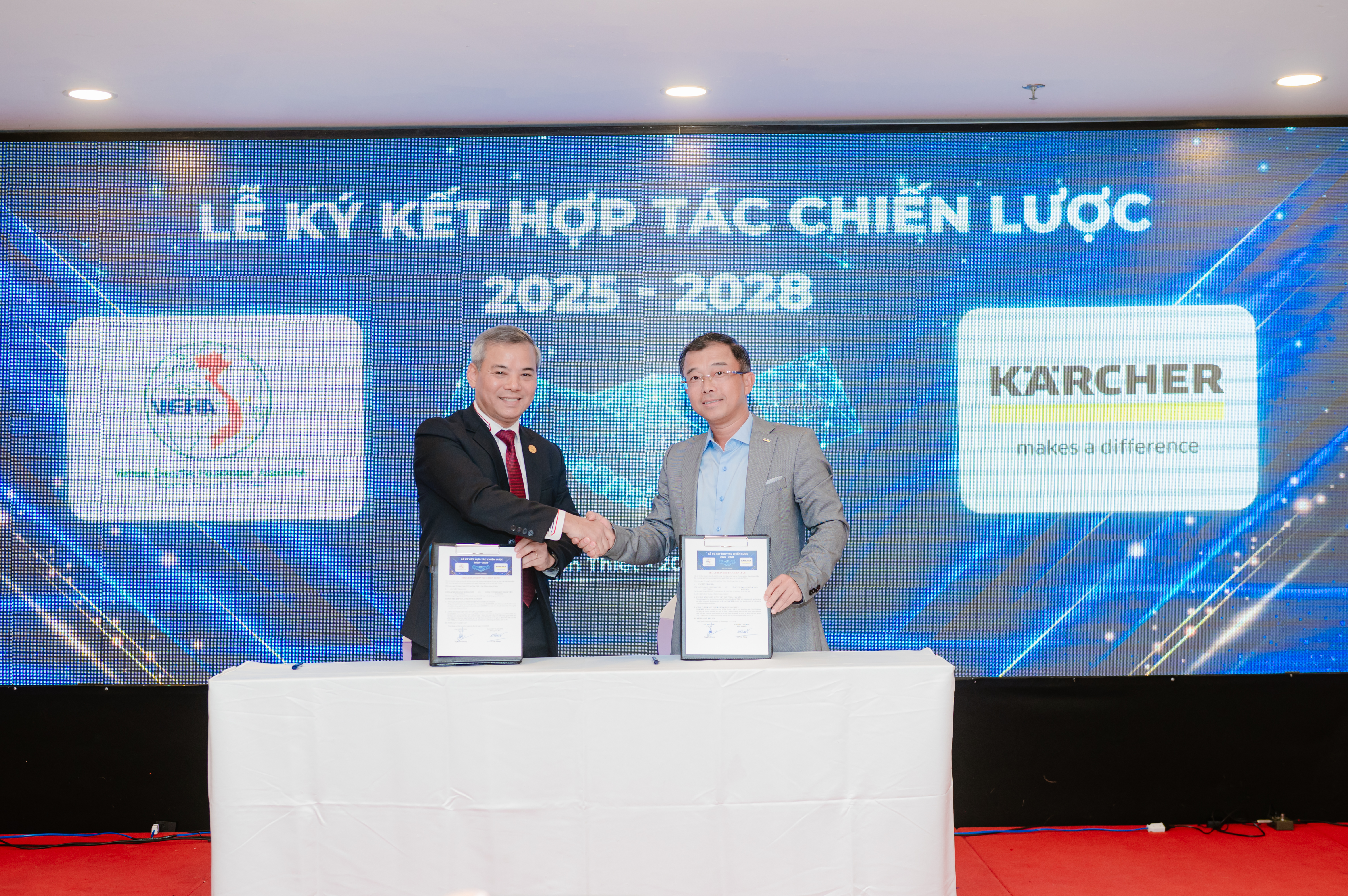 VEHA đồng hành cùng Kärcher kiến tạo hệ sinh thái làm sạch bền vững, nâng tầm thương hiệu lưu trú Việt!